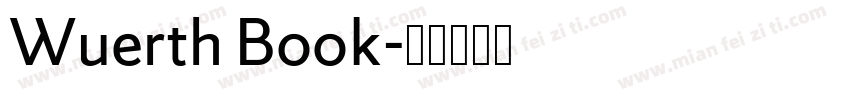 Wuerth Book字体转换